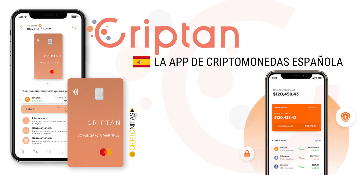 CRIPTAN - la app de criptomonedas española