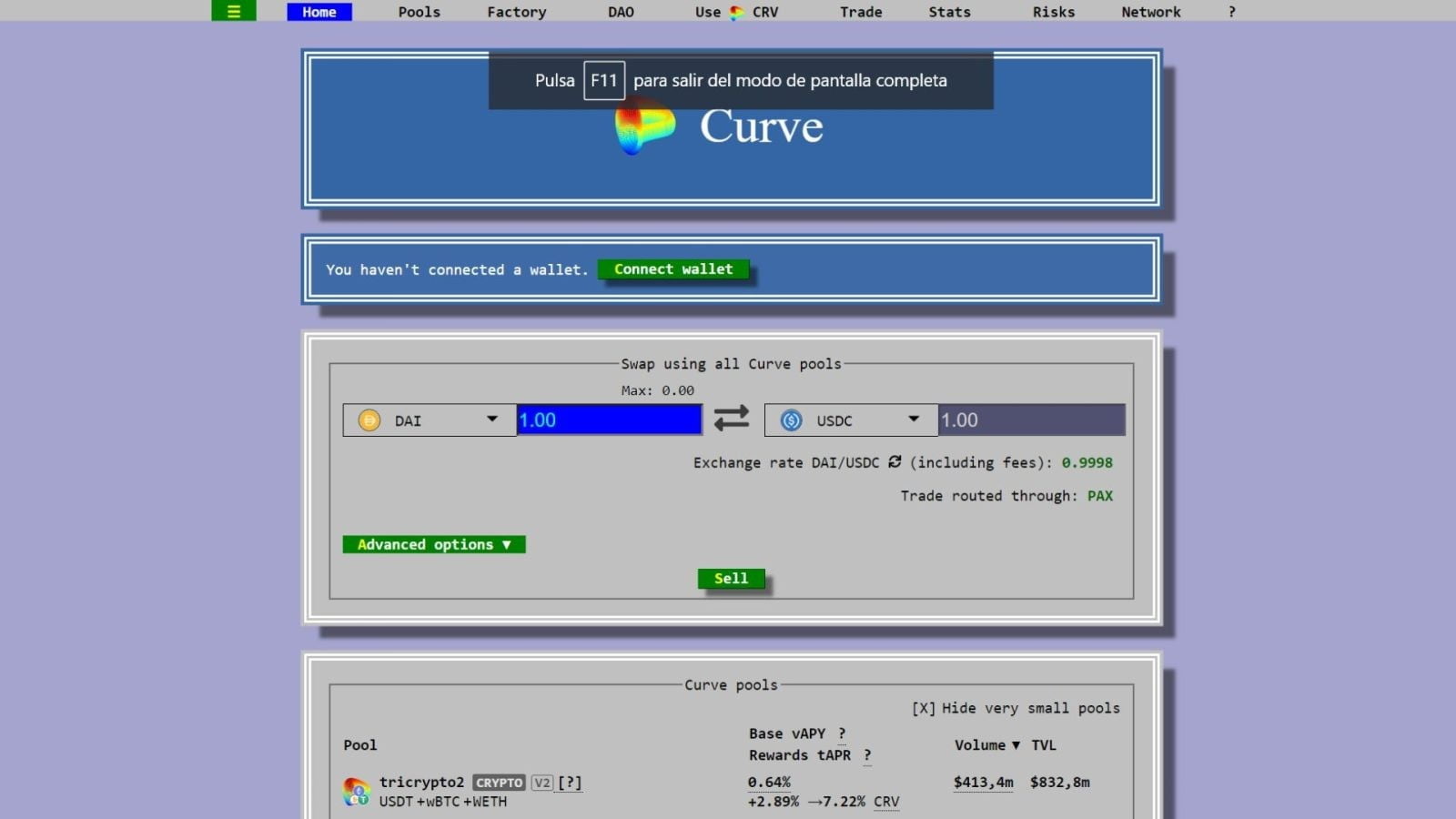 Curve (CRV) - Criptodivisa barata para comprar para operar con Stablecoin