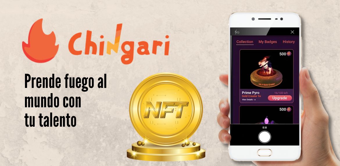 La aplicación social Chingari lanza su mercado de video NFT